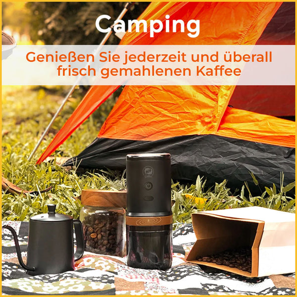 2 in 1 kabellose elektrische Kaffeemühle geeignet für Camping