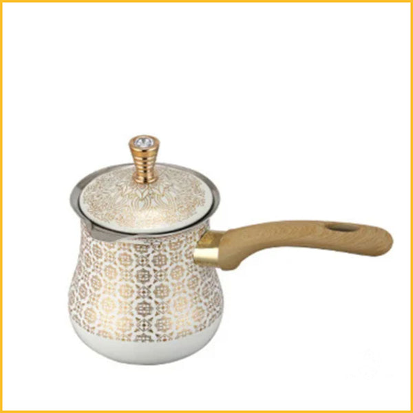 Türkische Kaffeekanne mit Deckel grau