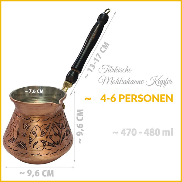 Türkische Mokkakanne Kupfer