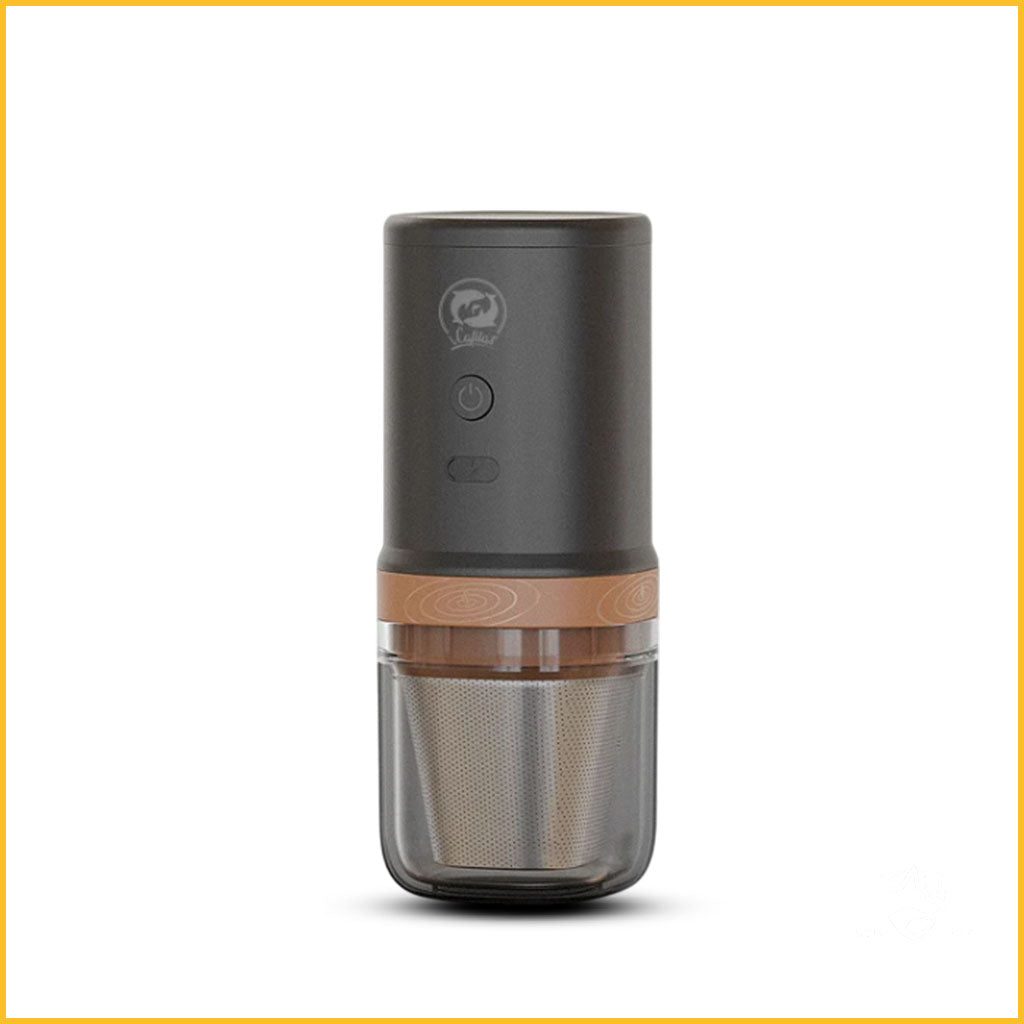 2 in 1 Elektrische Kaffeemühle USB aufladbar und Pour-Over Filtersystem