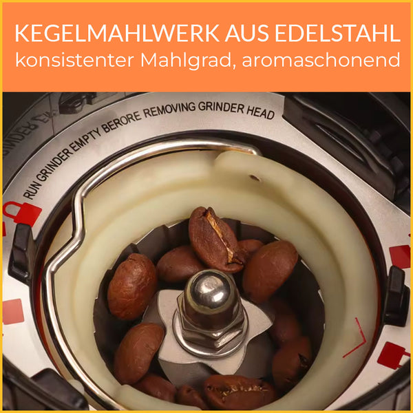 Kreamikmahlwerk aus Edelstahl