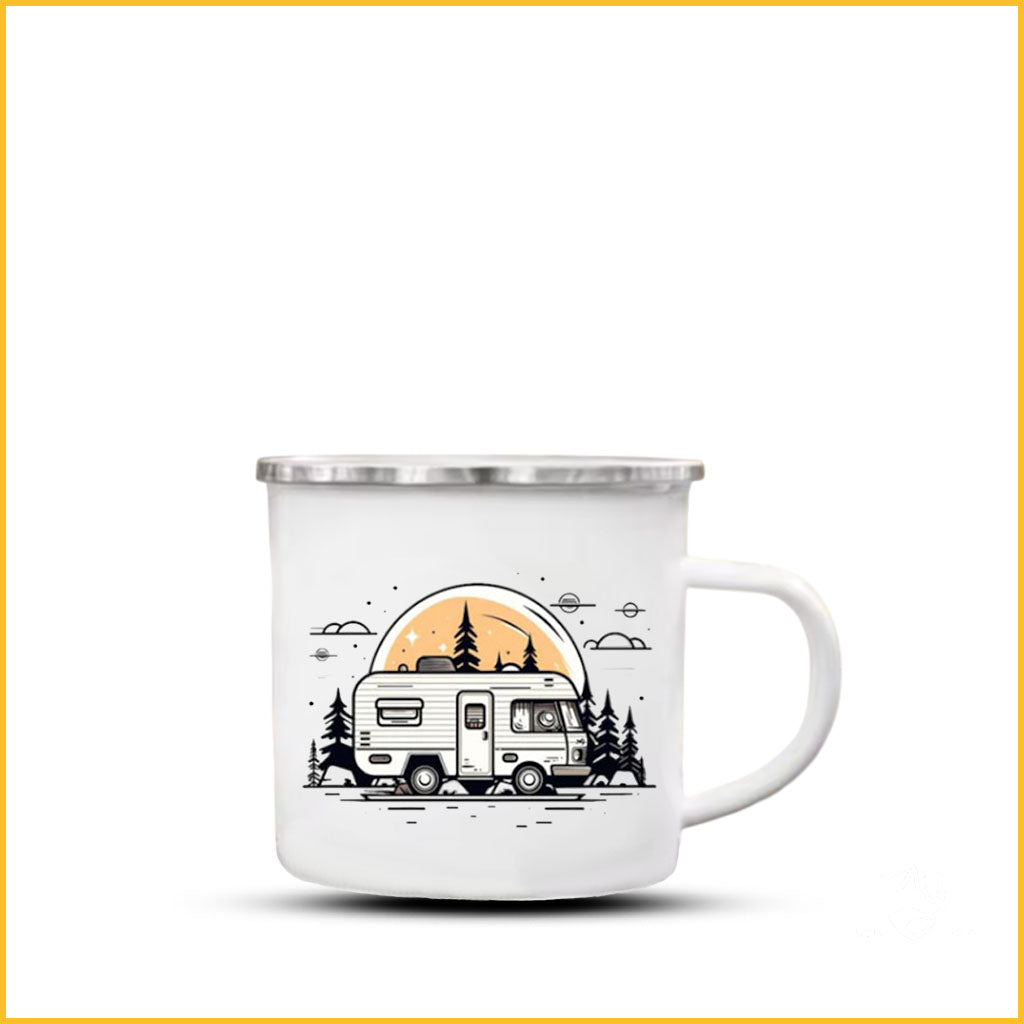 Emaille Tasse Camper – HKM Shop
