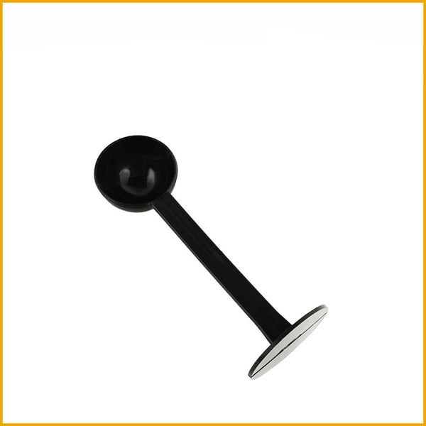 Espresso Messlöffel mit Tamper schwarz