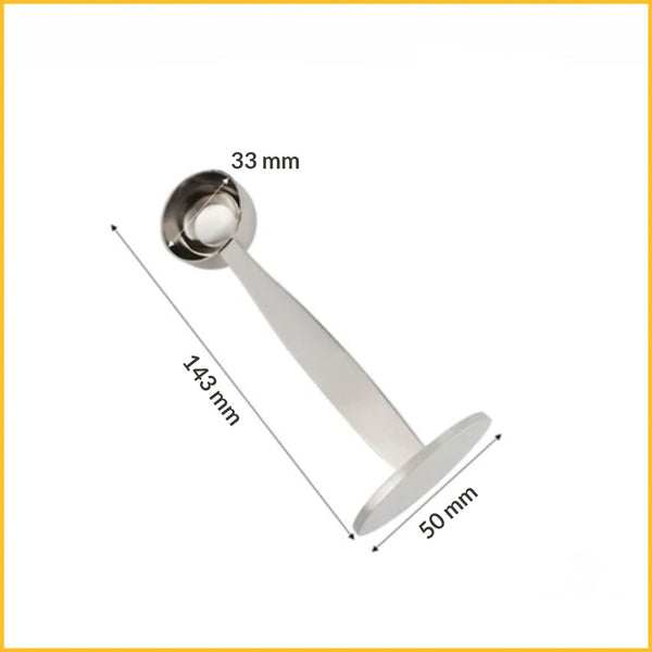 Espresso Messlöffel mit Tamper Abmessungen