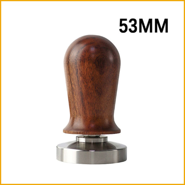 Tamper Kaffee 53mm Durchmesser braun